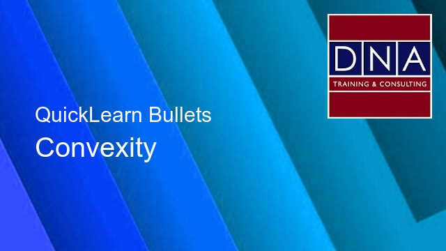 Convexity Quicklearn Bullets - QuickLearn Bullets