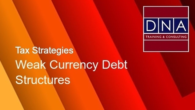 Weak Currency Debt Structures