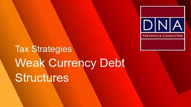 Weak Currency Debt Structures