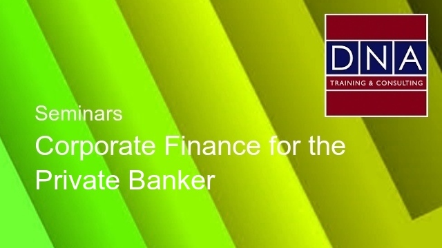 Corporate Finance for the Private Banker