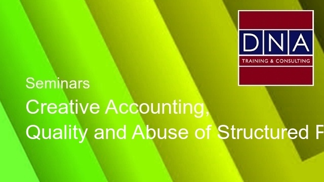 Creative Accounting, Quality and Abuse of Structured Products